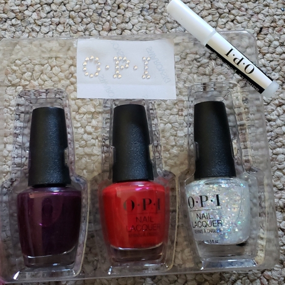 3 Opi set w/ Swarovski crystals includes glue - Picture 3 of 14